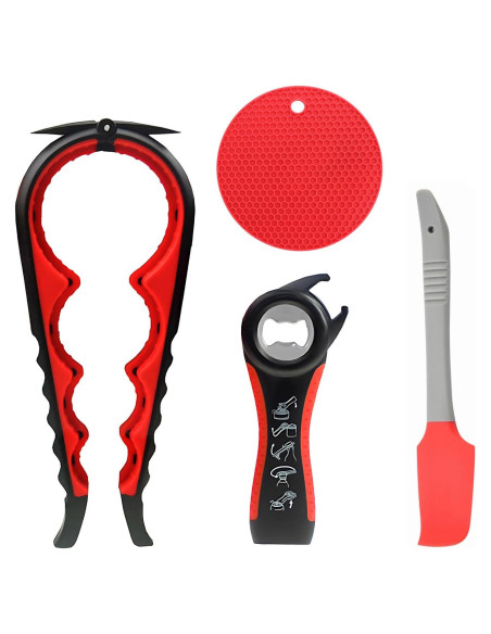 Abridor de frascos 5 en 1 Amroicus para manos débiles