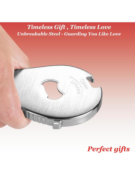 Abrebotellas Uinxan Acero Inoxidable 304 para Manos Débiles