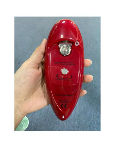 Abrelatas Eléctrico One Touch Genérico - Automático, Rojo