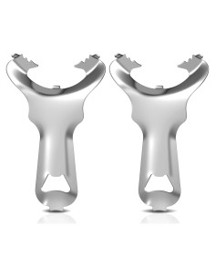 Abrebotellas de Tarro Tyqour Acero Inoxidable 2 Pcs Ergonomico