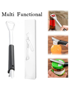 Abrebotellas Ajustable KINTEGOOD de Acero Inoxidable Ergonómico 2