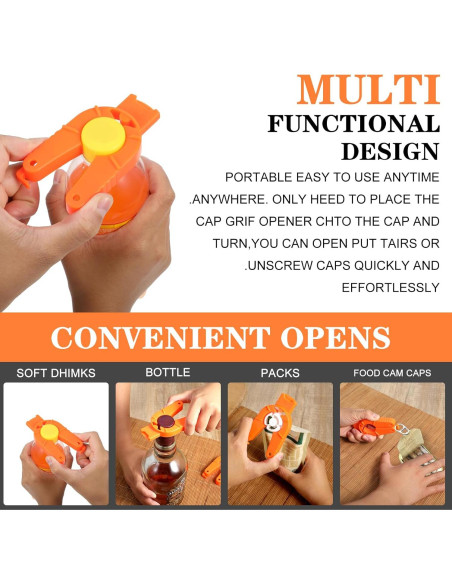 3 Abrebotellas Ergonómicos DIVINA VITAE para Manos Débiles