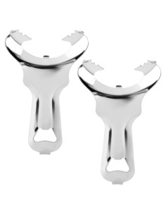 Abridor de frascos manual Kakalote, 2 piezas, acero inoxidable
