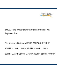 Sensor de Separador de Agua WATERLONG 8M0021043 para Mercury 2
