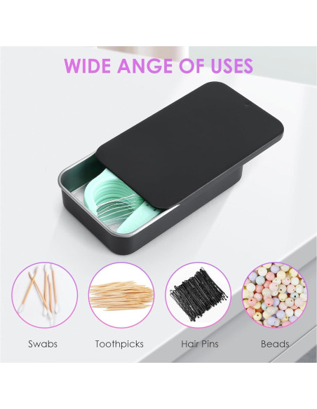 Estuche de Palillos de Hilo Dental Gerkia 2Pack Reutilizable