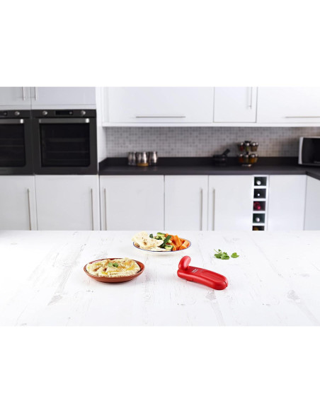 Abrelatas Manual Zyliss MagiCan Rojo - Sin Esfuerzo y Seguro