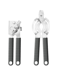 Abrelatas Manual ISZW de Acero Inoxidable 2 Piezas