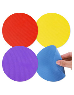 Juego de 4 Agarradores de Tarros de Goma Teaaha 12.5 cm Antideslizante