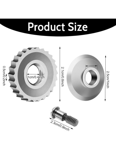 Kit de Reemplazo Engranaje y Cuchillo LVFEITIN KT2326 para Abridor de Latas Eléctrico