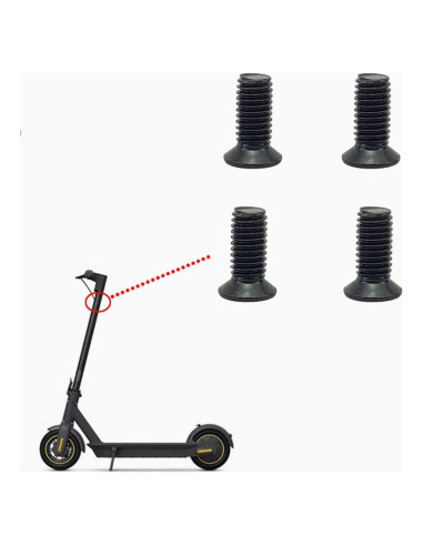 Tornillos de Frente ODO LUCK para Scooter Ninebot Max - 4 Pcs