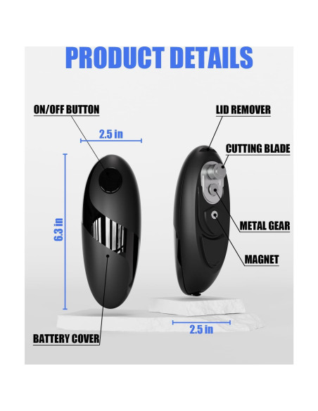 Abrelatas Eléctrico Automático BW Wealthy - Ideal para Personas Mayores