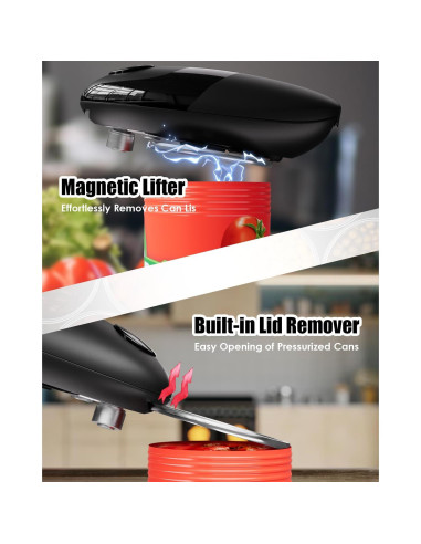 Abrelatas Eléctrico Automático BW Wealthy - Ideal para Personas Mayores