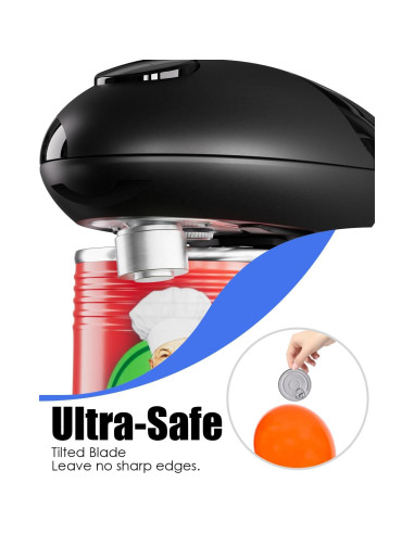 Abrelatas Eléctrico Automático BW Wealthy - Ideal para Personas Mayores