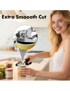 Juego de Abrelatas Manual UGNEL 2 Piezas Acero Inoxidable 2