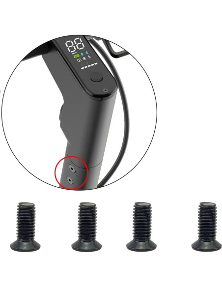 Tornillos de Frente ODO LUCK para Scooter Ninebot Max - 4 Pcs