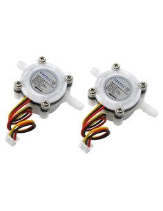 Sensor de flujo de agua GREDIA 1/4" 0.3-6L/min paquete de 2