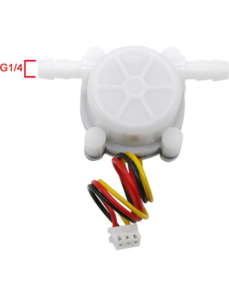 Sensor de flujo de agua GREDIA 1/4" 0.3-6L/min paquete de 2