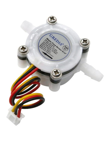 Sensor de flujo de agua GREDIA 1/4" 0.3-6L/min paquete de 2