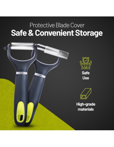 Pelador de Verduras ZOLMER con Cuchillas de Acero Inoxidable