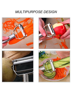 Pelador de Verduras Katenpid Acero Inoxidable 2 en 1 Juliana 2