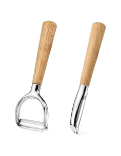Juego de Peladores de Patatas Beereraver - Acero Inoxidable, 2 Piezas