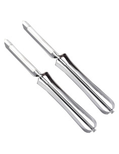 Peladores de Verduras YOUYOU de Acero Inoxidable - 2 Unidades