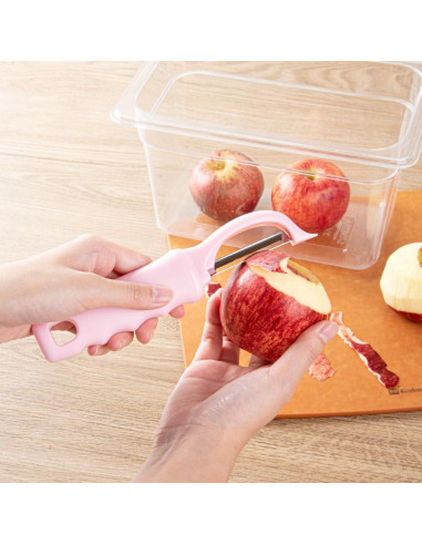 Pelador de Verduras Restaurantware 19 cm Acero Inoxidable Rosa