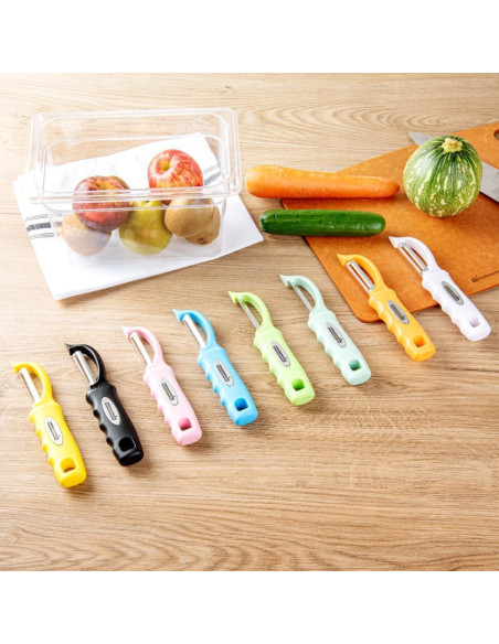 Pelador de Verduras Restaurantware 19 cm Acero Inoxidable Rosa