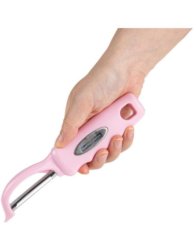 Pelador de Verduras Restaurantware 19 cm Acero Inoxidable Rosa