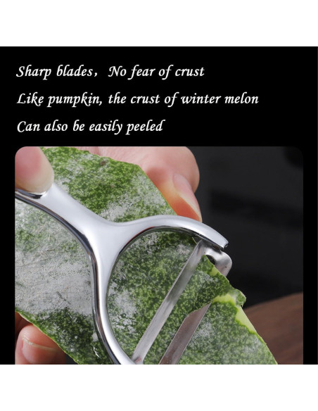 Pelador de Verduras y Frutas LASUND Acero Inoxidable Antideslizante Pelador de Verduras y Frutas LASUND Acero Inoxidable Antideslizante