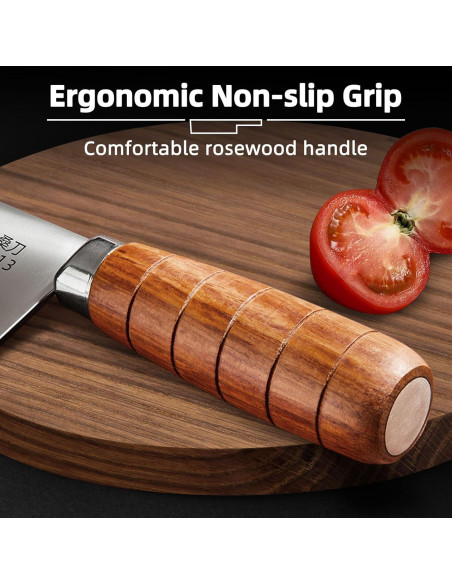 Cuchillo de Chef WANGMAZI 20.32cm Acero Inoxidable Plata Cuchillo de Chef WANGMAZI 20.32cm Acero Inoxidable Plata