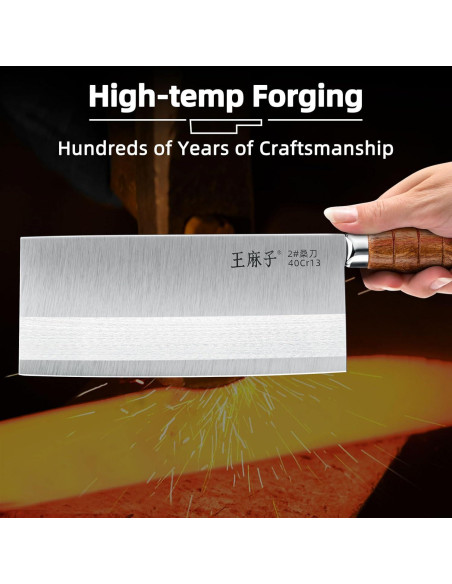 Cuchillo de Chef WANGMAZI 20.32cm Acero Inoxidable Plata Cuchillo de Chef WANGMAZI 20.32cm Acero Inoxidable Plata