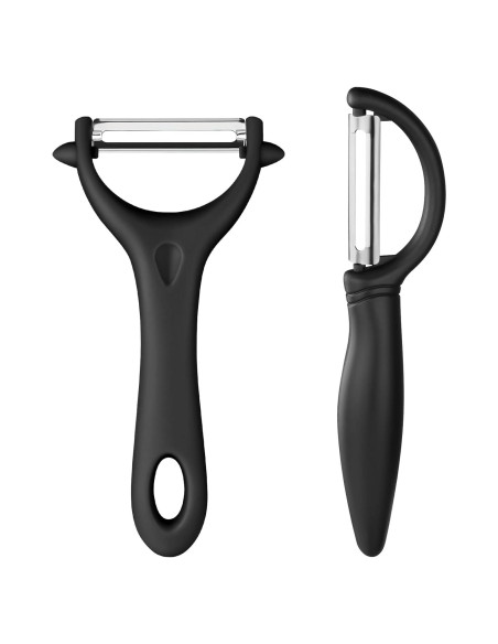 Set de Peladores de Verduras AUAUY 2PCS Acero Inoxidable