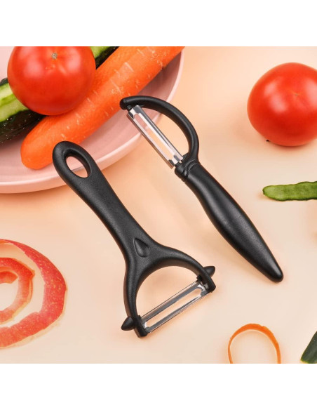 Set de Peladores de Verduras AUAUY 2PCS Acero Inoxidable