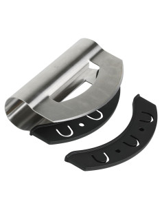 Picadora de Ensalada Mezzaluna Mindful Design Acero Inoxidable 15.24 cm