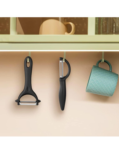 Set de Peladores de Verduras AUAUY 2PCS Acero Inoxidable