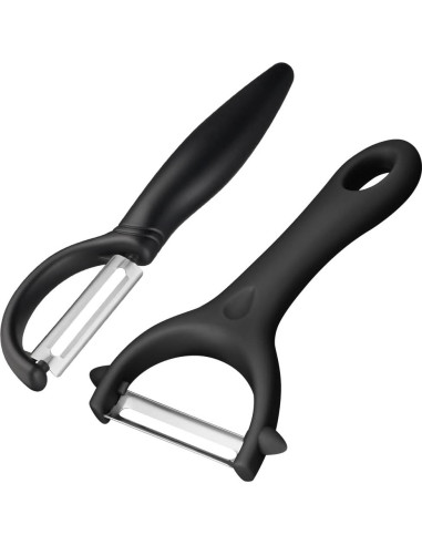 Set de Peladores de Verduras AUAUY 2PCS Acero Inoxidable