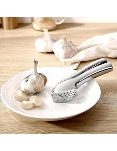 Prensa de Ajo Ejoy Homes de Acero Inoxidable 2 en 1 2