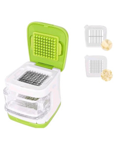 Prensa de Ajo fghuim Verde con Picador y Contenedor 7.6cm