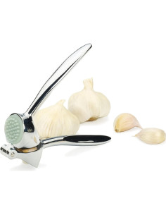Prensa de Ajo RSVP International 17.78 cm Acero Cromo 2