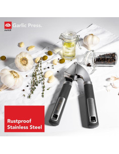 Prensa de Ajo Gourmet Easy - Acero Inoxidable 304 - Fácil Limpieza 2