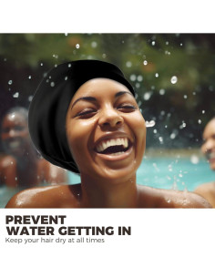 Gorro de Natación Grande YOGINGO Silicona para Cabello Largo 2