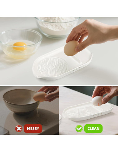 Plato Rallador de Ajo y Jengibre Luvan 4 en 1 Cerámica