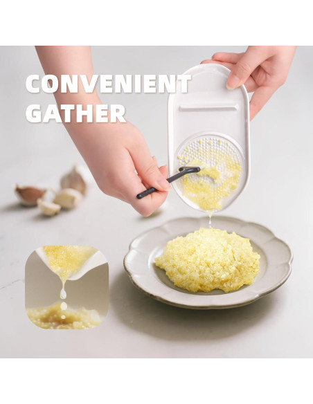 Plato Rallador de Ajo y Jengibre Luvan 4 en 1 Cerámica