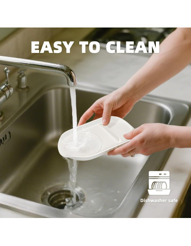 Plato Rallador de Ajo y Jengibre Luvan 4 en 1 Cerámica