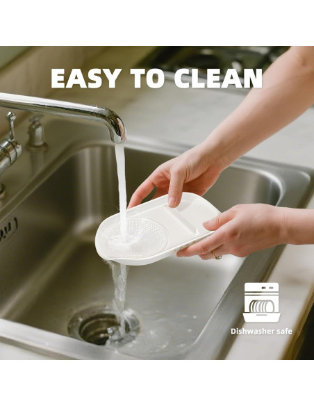 Plato Rallador de Ajo y Jengibre Luvan 4 en 1 Cerámica