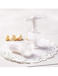 Prensa de Ajo Giratoria WOIWO de Plástico 9x5.5 cm 2
