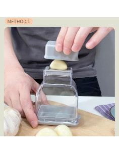 Prensa de Ajo LeeHermay - Acero Inoxidable, Diseño Desmontable 2