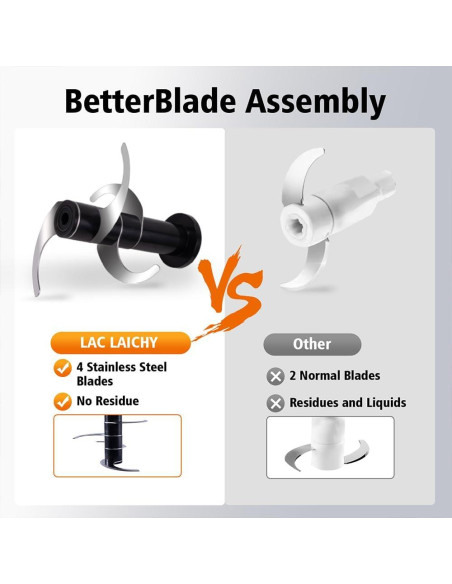 Procesador de Alimentos LAC LAICHY L-7826, 4 Tazas, 300W