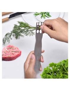 Desprendedor de Hierbas Acero Inoxidable Ropto 17cm